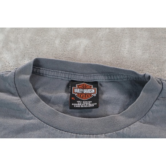 Vintage Harley-Davidson Shirt Mens XL Gray Masters Machine Nassau County 2003 - Picture 5 of 9